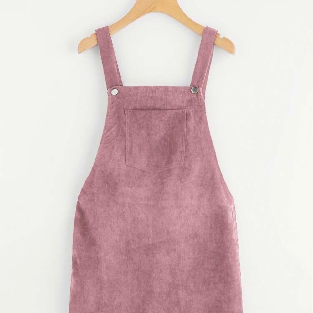 Women’s Overall Dress Size Medium- pink corduroy